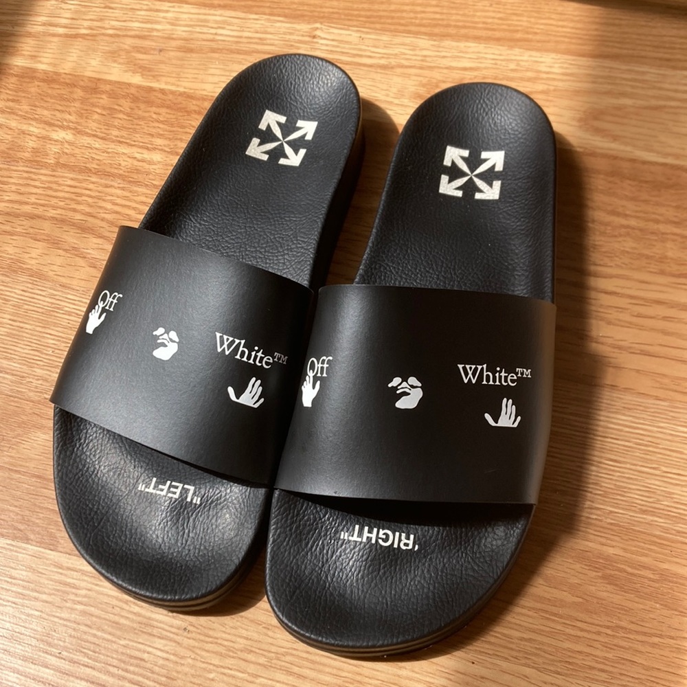 Off-White Drowning Man Slides Size 45
